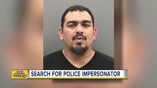 Search for police impersonator