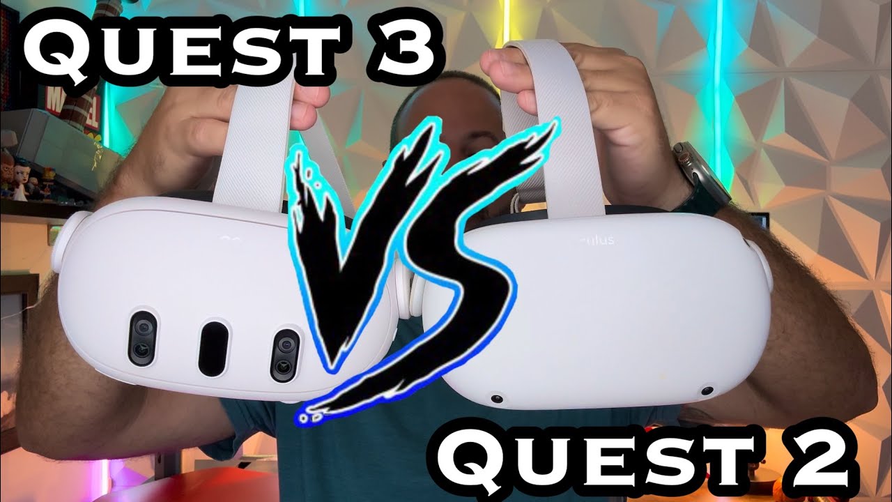 Meta Quest 2 Vs Meta Quest 3 | Side by Side Comparison - YouTube