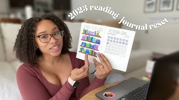 2023 reset: resetting my reading journal, setting reading goals, notion tour ✨