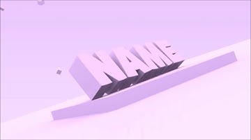 FREE Clean 3D Chill Blender Intro Template #643 + Tutorial