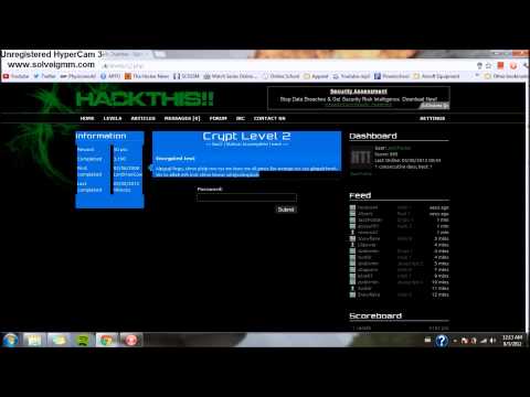 Hackthis.co.uk Crypt Levels 1 & 2