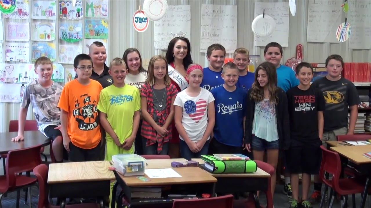 Miss Missouri Visits Hale School YouTube