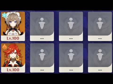 Abyss F12 Luna Ⅷ(Jul) Solo Sandrone(No Damage) & Mavuika(No Damage) 9 Stars Genshin Impact