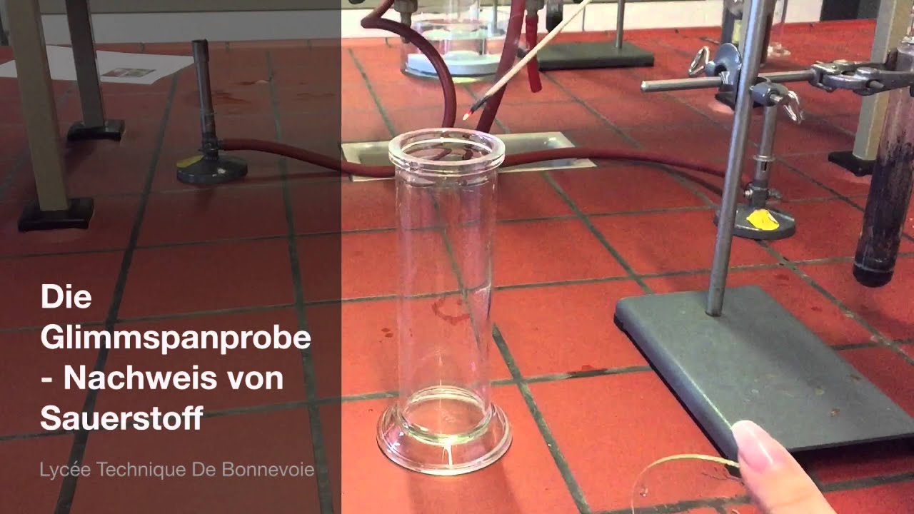 Die Glimmspanprobe - YouTube