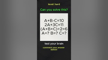 179.Can you solve this? #maths #logicalstation #brainteaser #puzzle #braintestsolution #mathematics