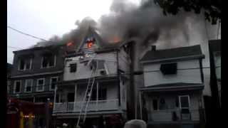 20121107 4th Alarm 244 East 2nd, Mount Carmel, Pa Nathan video 1