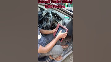 Renault duster airbag light problem DTC 80011B driver front airbag circuit open