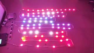 40MM LED point light source DMX512RGBW led point light for building sign board lighting