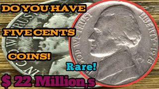1978 Five Cents Coin Value and History  Rare and Collectible Coins!
