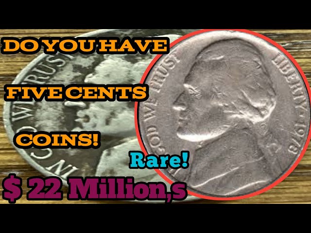 1978 Five Cents Coin Value and History Rare and Collectible