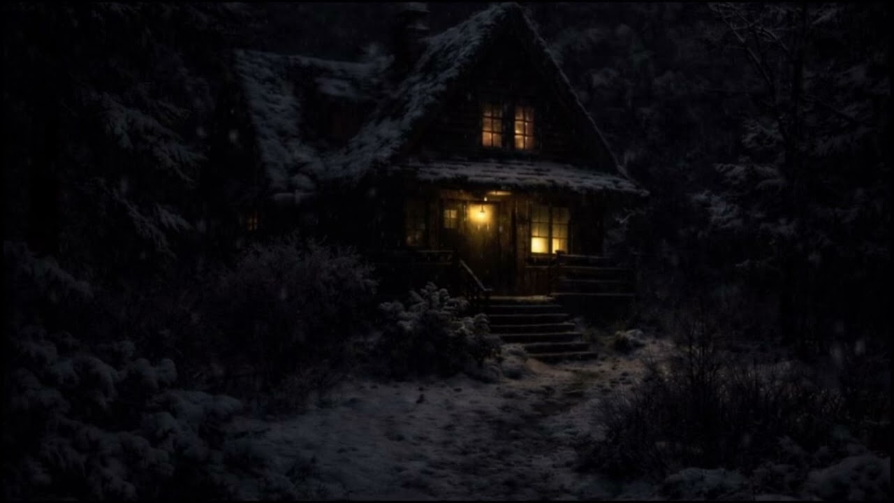 Silent Winter Night in the Forest ❄️ 3+ Hours Deep Dark Ambient Music for Sleep