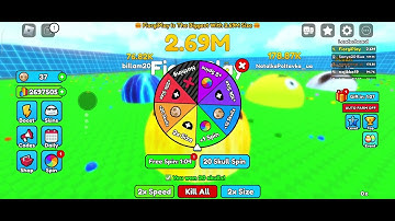 Roblox: Eat Blobs Simulator 🫧 I spin the wheel of fortune more than 200 times in a row 🛞 Super