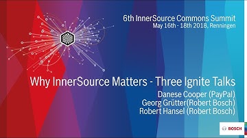 ISC.S6: Three Ignite talks on Why InnerSource matters!
