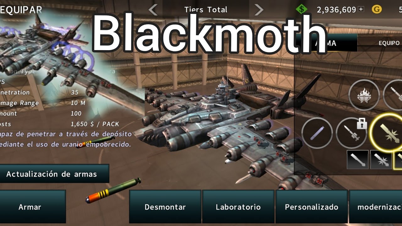 Analizando el Blackmoth de la T-9 Gunship Battle 