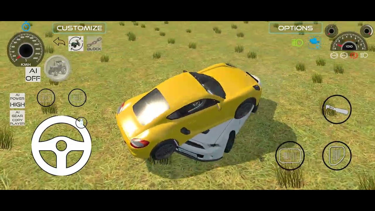 Mustang vs Porsche in two ramps  