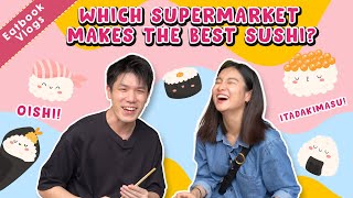 Which Supermarket Makes The Best Sushi? | Eatbook Vlogs | EP 90