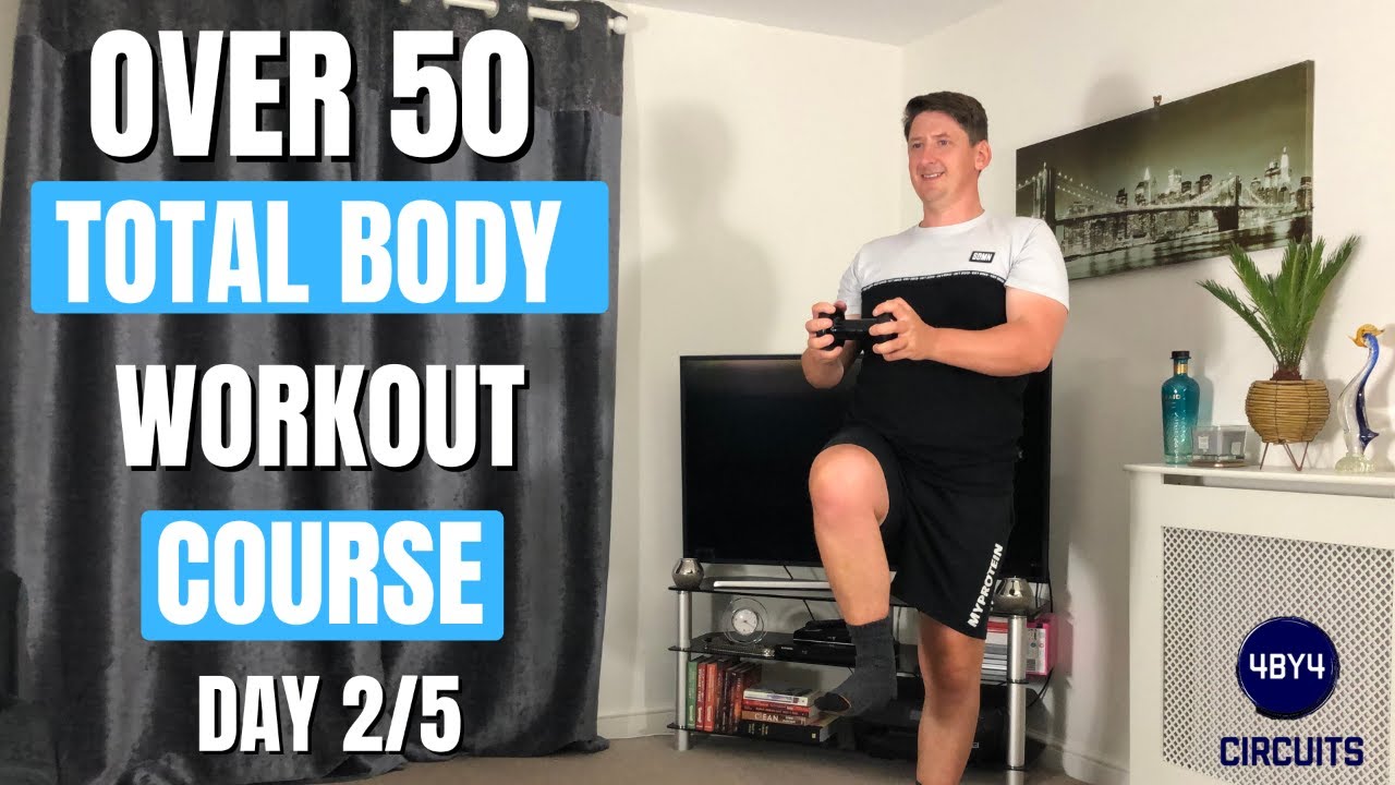 LOW IMPACT TOTAL BODY WORKOUT OVER 50 FULL BODY WORKOUT COURSE DAY