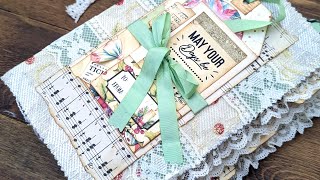 Christmas Junk Journal Flip Through | My Holiday Dream Junk Journal Ideas No Talking