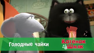 Котенок Шмяк 😻 - Эпизод 37. Голодные Чайки - Премьера Мультфильма