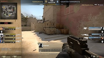 CSGO de_mirage mp9 Ace