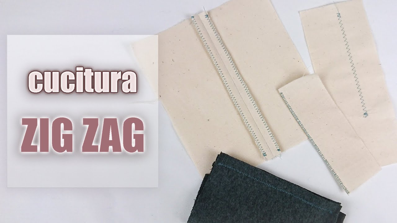 Come fare la CUCITURA ZIG ZAG e 3 modi per usarla | Sara Armellin