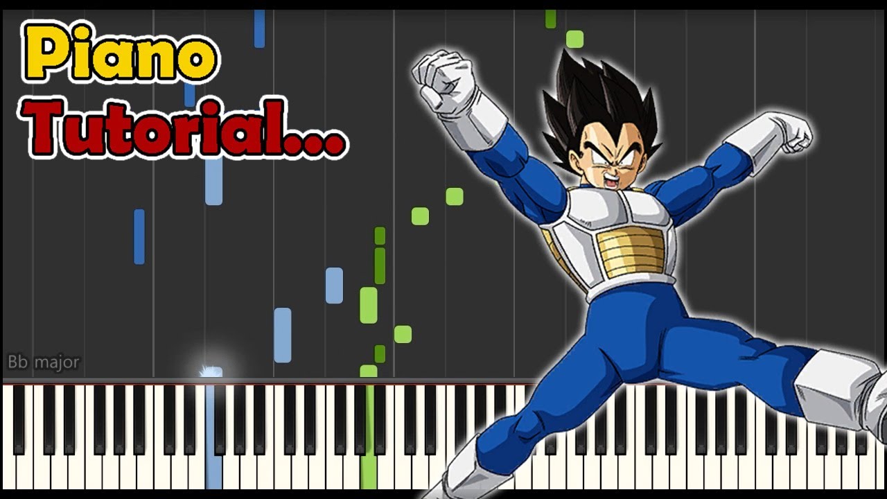 [Piano Tutorial] Dragon Ball Z Battle of Gods - Vegeta's BINGO DANCE