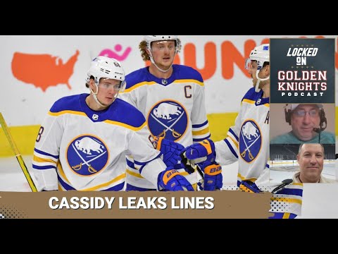 Cassidy leaks forward lines / More PTO's? / VGK rookie camp opens today