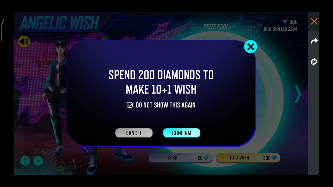 NEW EVENT ANGELIC WISH FREE FIRE VIDEO ONLY 300 DIAMOND