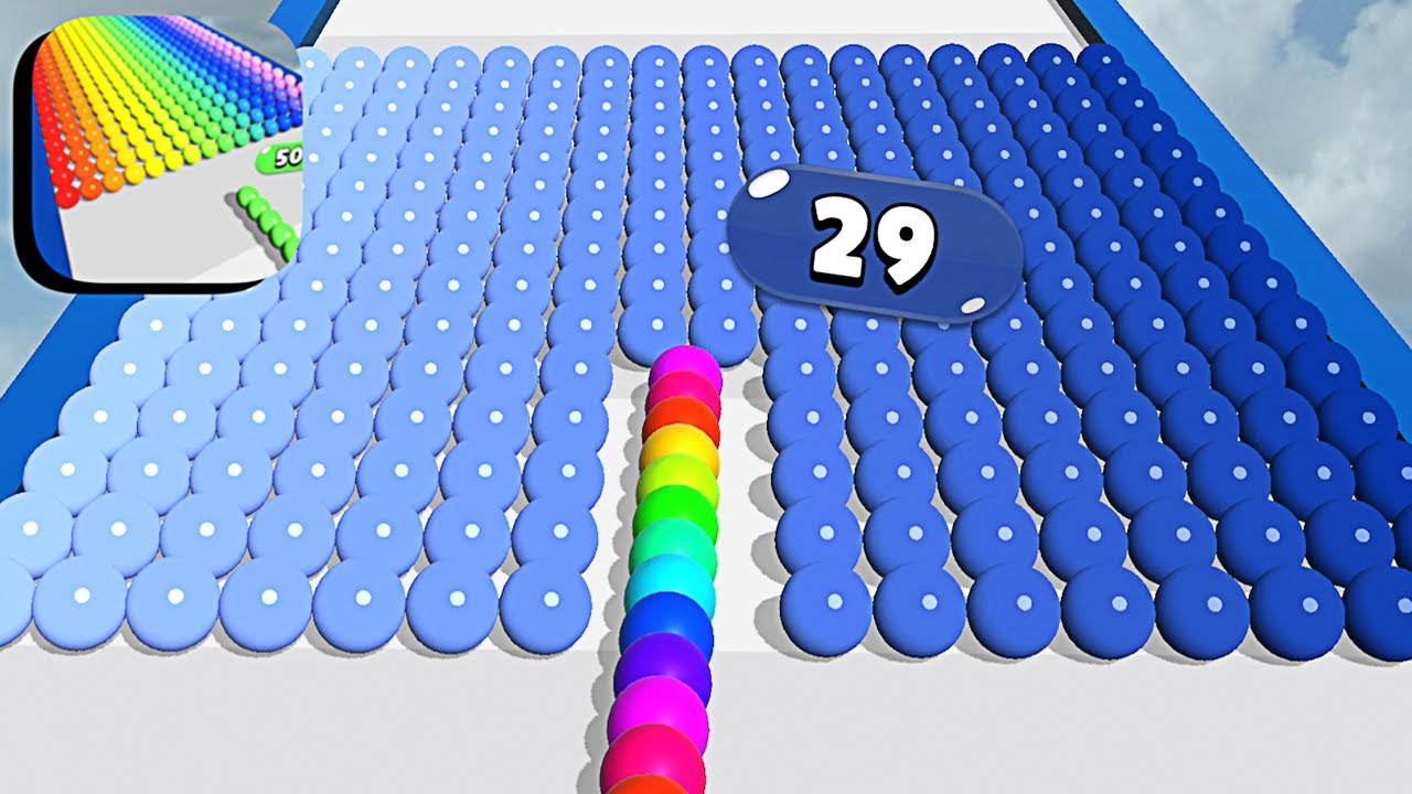 Snake Color - All Levels Gameplay Android,ios (Levels 103-107) - YouTube