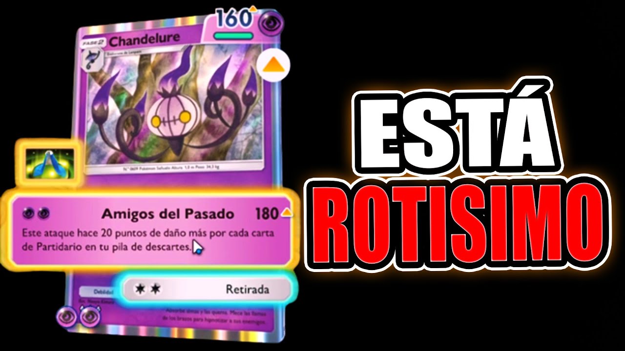 El NUEVO MAZO ROTISIMO de CHANDELURE en Pokemon TCG Pocket
