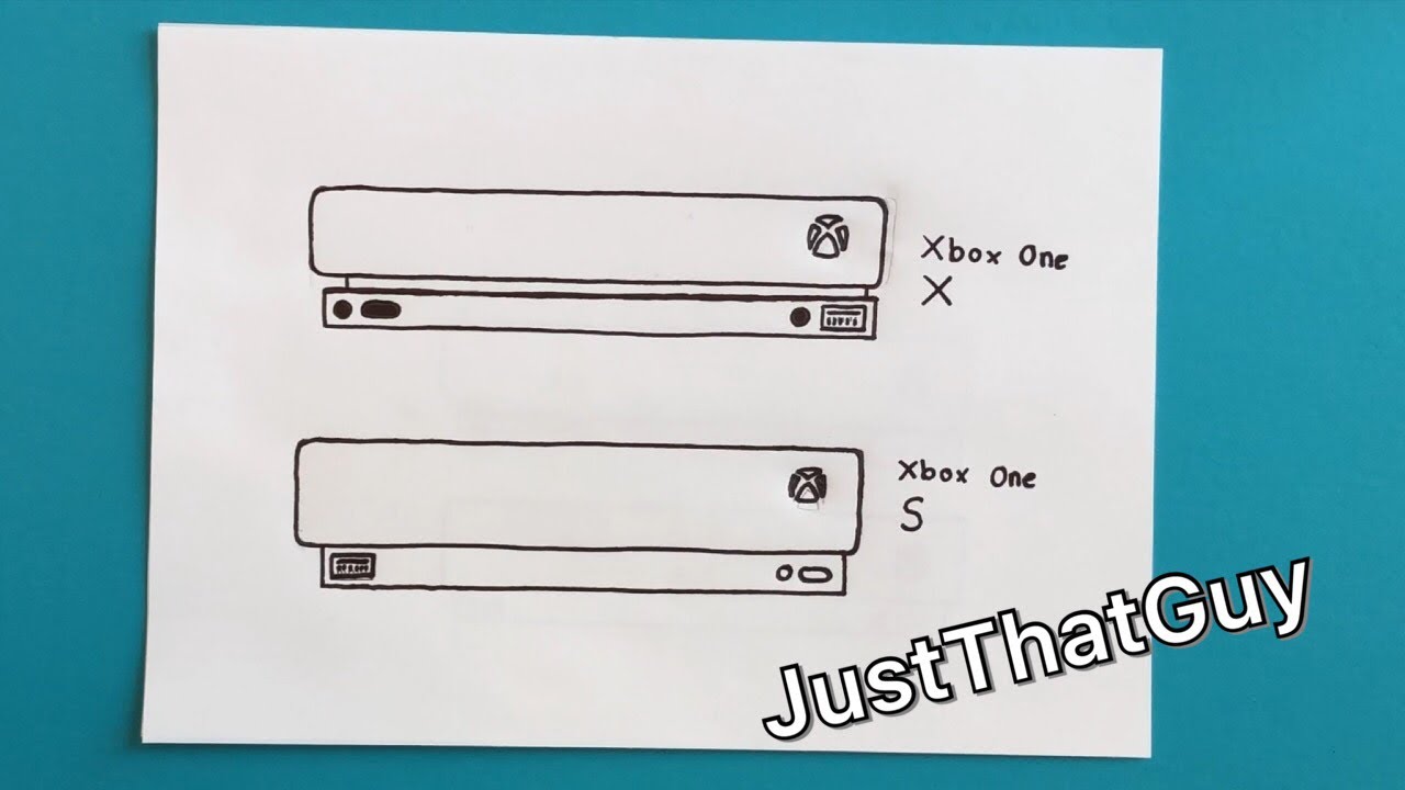 Xbox One S Dimensions & Drawings