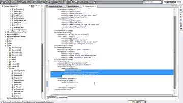 Adding Sub - Preference Screen