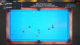 Full Spectrum VS The Chalking Dead Billiard Breakdown League Rochester NY Singles/Scotch Doubles!