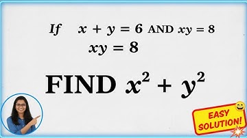 🔥 ALGEBRA TRICK: Solve x^2 + y^2 in 30 Seconds! (No Factoring Needed)
