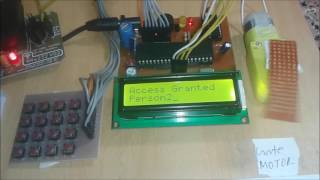RFID and Keypad Based Security System Using 8051