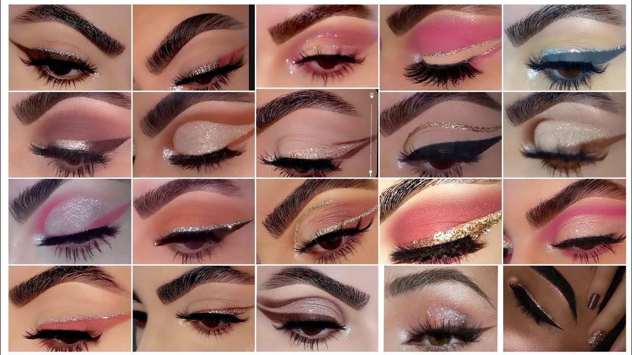 Apply Easy Glitter liner / How to apply shimmer liner in different ways