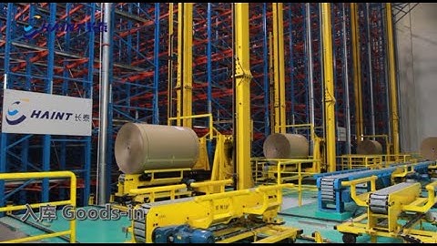 Automatic Paper Roll Handling and AS&RS Warehouse