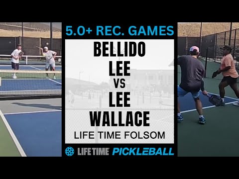 5.0 Rec Pickleball Games - Bellido/Lee v Lee/Wallace [Game 2]