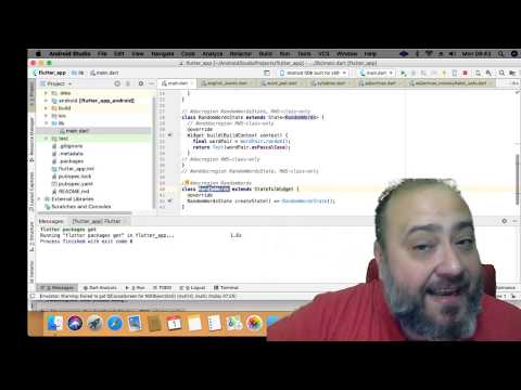 AO VIVO - Adicionando um STATEFUL WIDGET no FLUTTER
