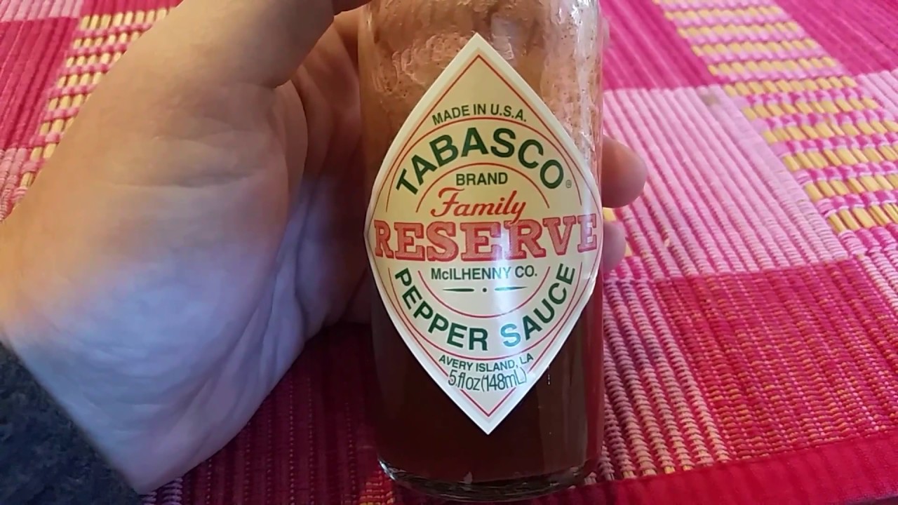 Best Hot Sauce! Tabasco Family Reserve Pepper Sauce Review Opinion