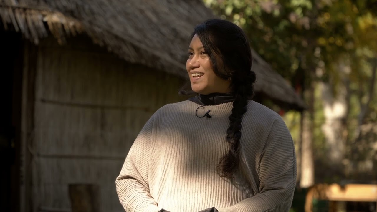 LELIN; rasgos Mapunche tallados en madera