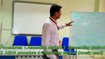 Speech Audiometery : SDT & SRT