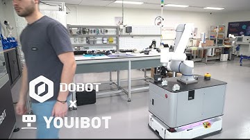 AMM - Autonomous Mobile Manipulator ft. YOUIBOT amr & DOBOT cobot + vision