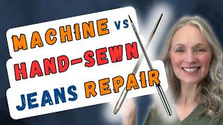 👖 Fix Jeans Belt Loop in 2 Simple Steps! Hand or machine sewing!