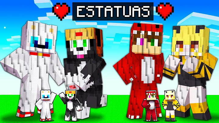 Batalla de ESTATUAS DE PAREJAS en Minecraft 😍💖