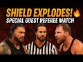 Roman Reigns vs Dean Ambrose vs Seth Rollins | SHIELD Explodes | Special Guest Referee Match