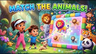 Animal Puzzle Match for Kids 🧩🐾 | Learn 10 Animals with Fun Songs & Matching Game | Kids Learning screenshot 3