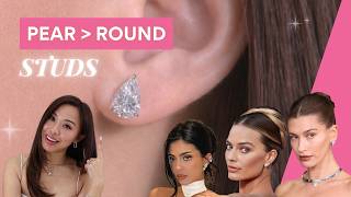 How to Choose Diamond Stud Earrings (Round vs Pear vs Oval vs Emerald)