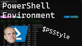 Styling your PowerShell terminal with $PSStyle