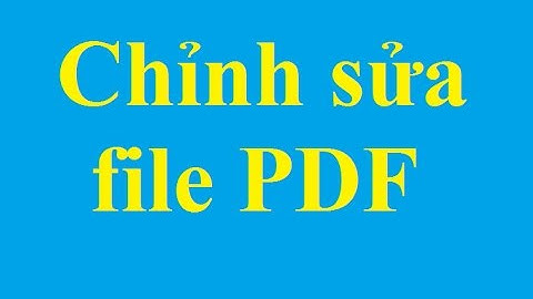 Chỉnh sửa nội dung của file PDF - Taimienphi.vn